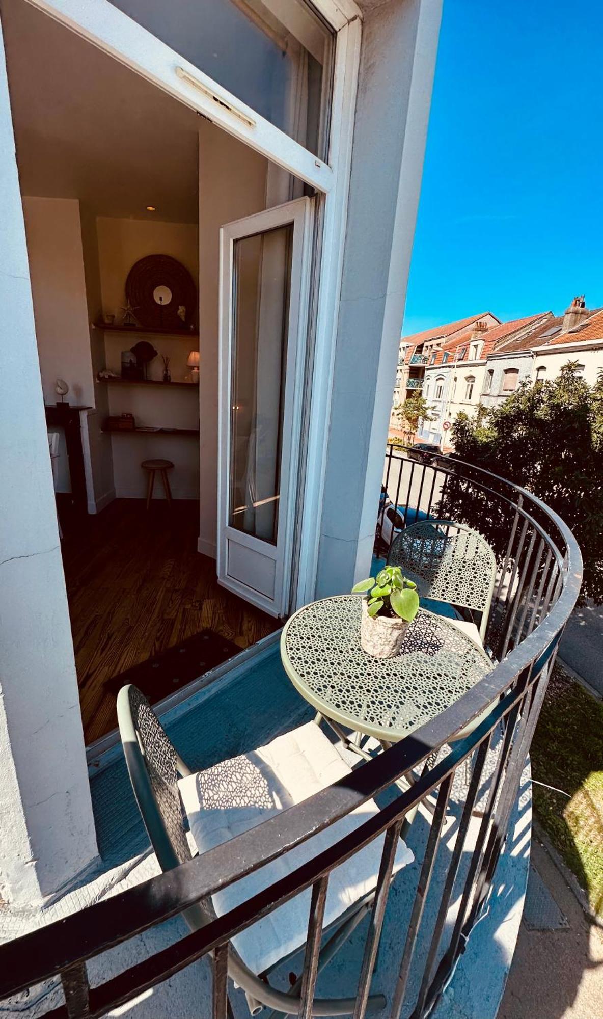 Appartement De Charme Avec Balcon - Le Grand Large Dunkirk Dış mekan fotoğraf